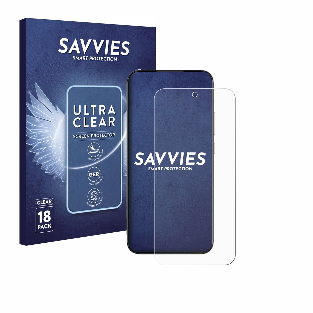 Savvies - Screenprotector voor realme Narzo 90 - Folie Beschermfolie transparant 18 Stuks
