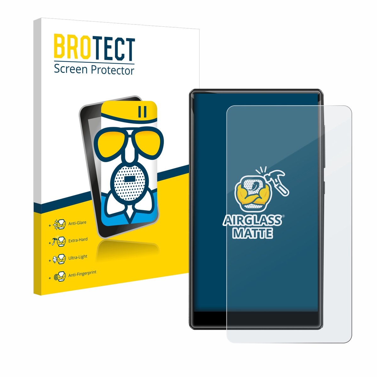 BROTECT - Screenprotector voor innioasis G1-80G - Folie Beschermfolie Beschermglas matte