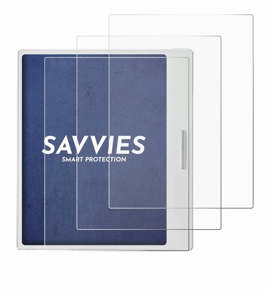 Savvies - Screenprotector voor Onyx Boox Go Color 7 White Edition - Folie Beschermfolie transparant (6 Stuks) van Savvies — afbeelding 5