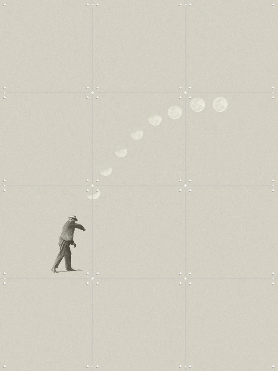 IXXI Lucky Shot, Maarten Léon - 60 x 80 cm - Gratis ophangtool - Grote wanddecoratie en posters - Minimalisme, Illustraties, Woonkamer, Slaapkamer