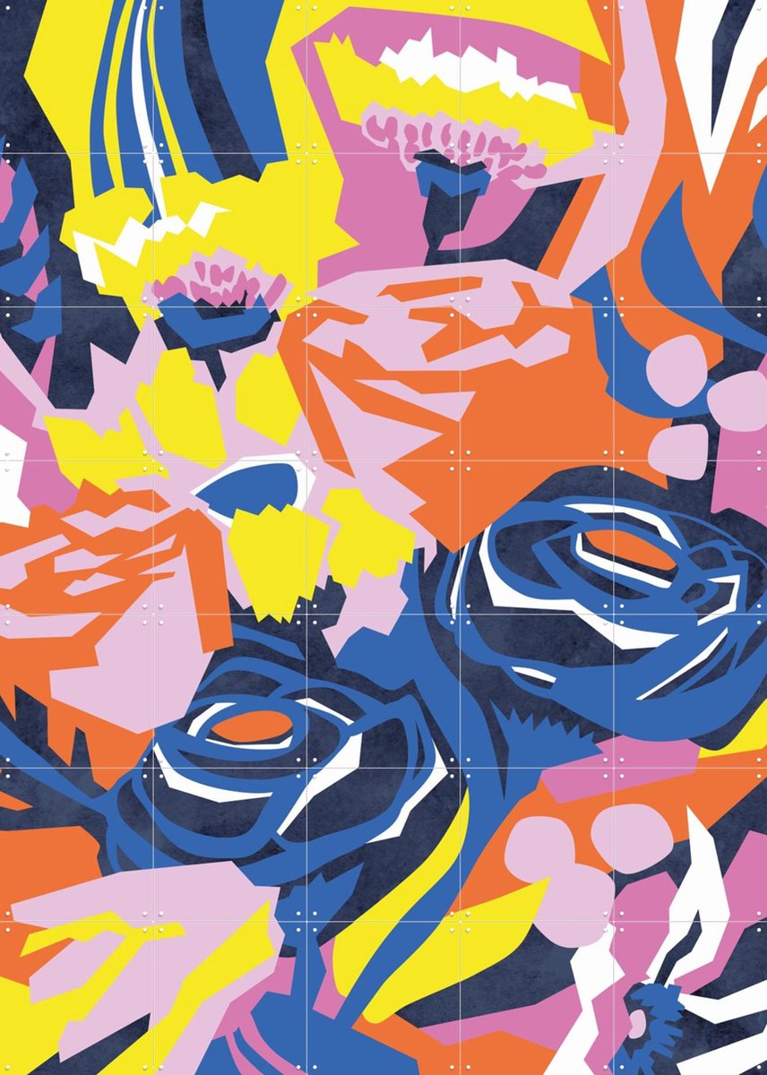 IXXI Getting Stronger, Megan Gallagher - 100 x 140 cm - Gratis ophangtool - Grote wanddecoratie en posters - Speels, Digitale Kunst, Grafisch Ontwerp