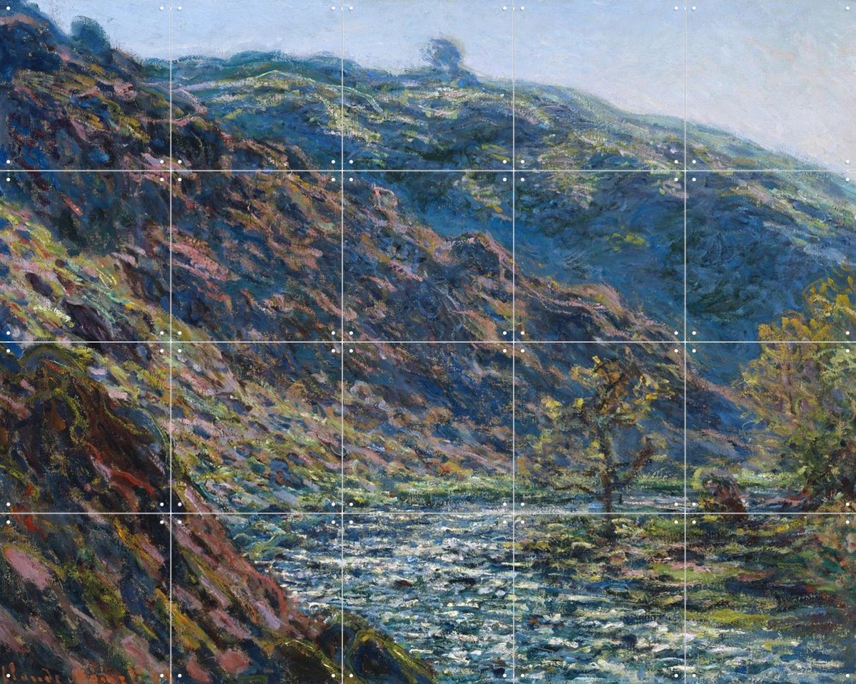 IXXI Valley of the Petite Creuse, Claude Monet & Museum of Fine Arts Boston - 100 x 80 cm - Gratis ophangtool - Grote wanddecoratie en posters -