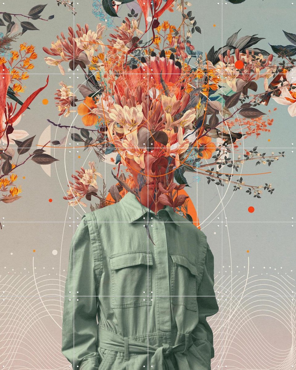 IXXI You smell like Home, Frank Moth - 80 x 100 cm - Gratis ophangtool - Grote wanddecoratie en posters - Kleurrijk, Surrealisme, Fotografie, Collage