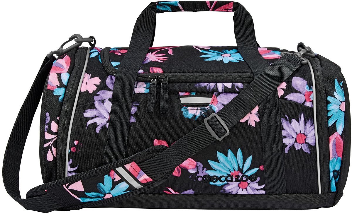 coocazoo Sporttas coocazoo Sports Bag Floral Artnight Zwart