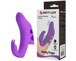 Pretty Love - Yenna - Krachtige Vinger Vibrator - Paars