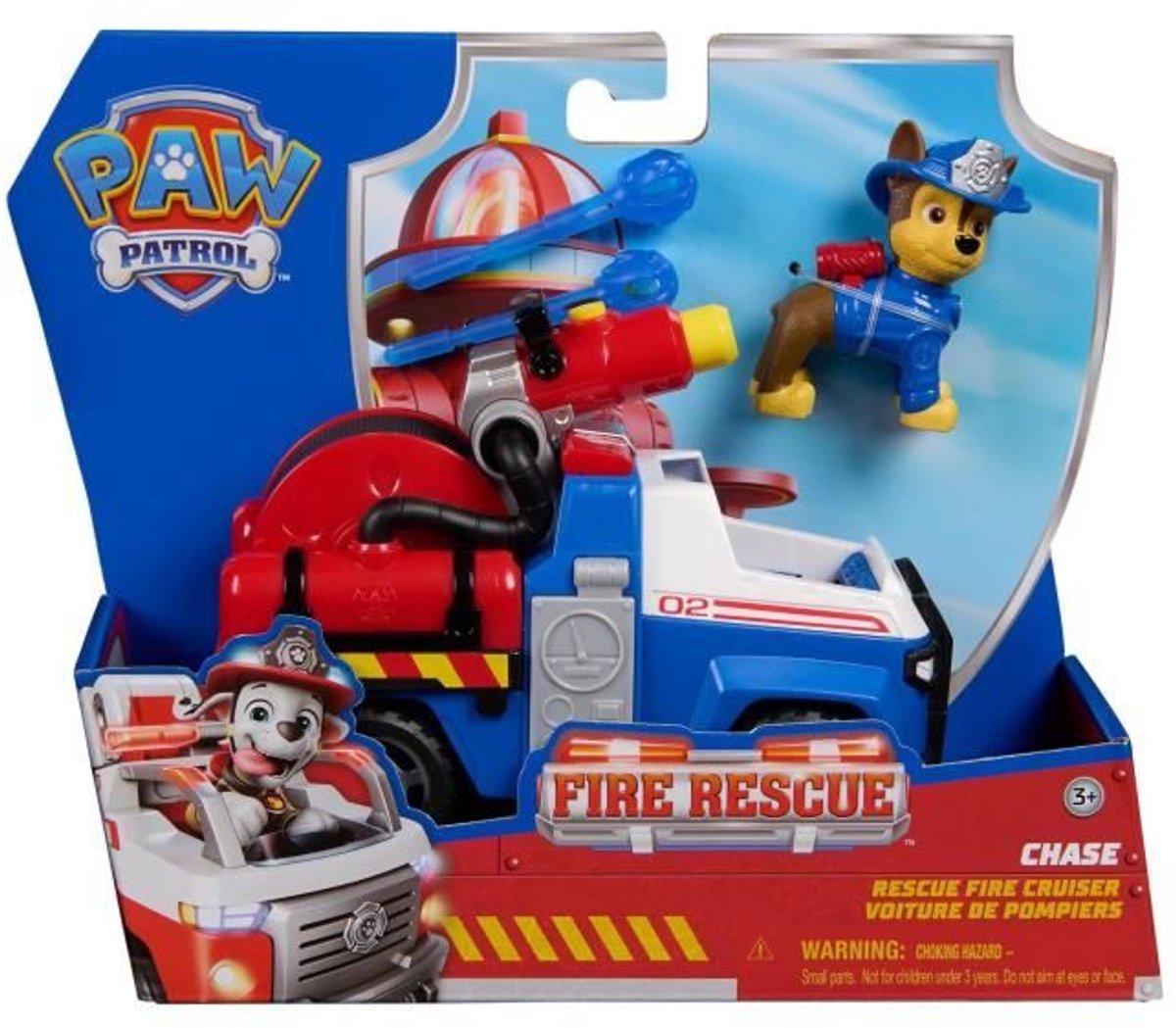 PAW Patrol - Brandweerredding - Chase Politieauto - Speelgoedauto met speelfiguur — afbeelding 19