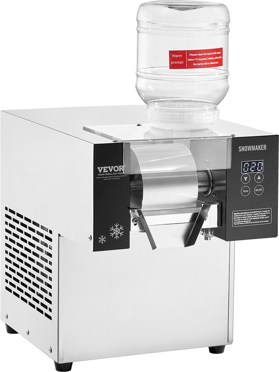 VEVOR CommerciëLe Sneeuwvlokijsmachine 125 KG/24 UUR Ijsscheerapparaat Roestvrij Staal van Vevor — afbeelding 2