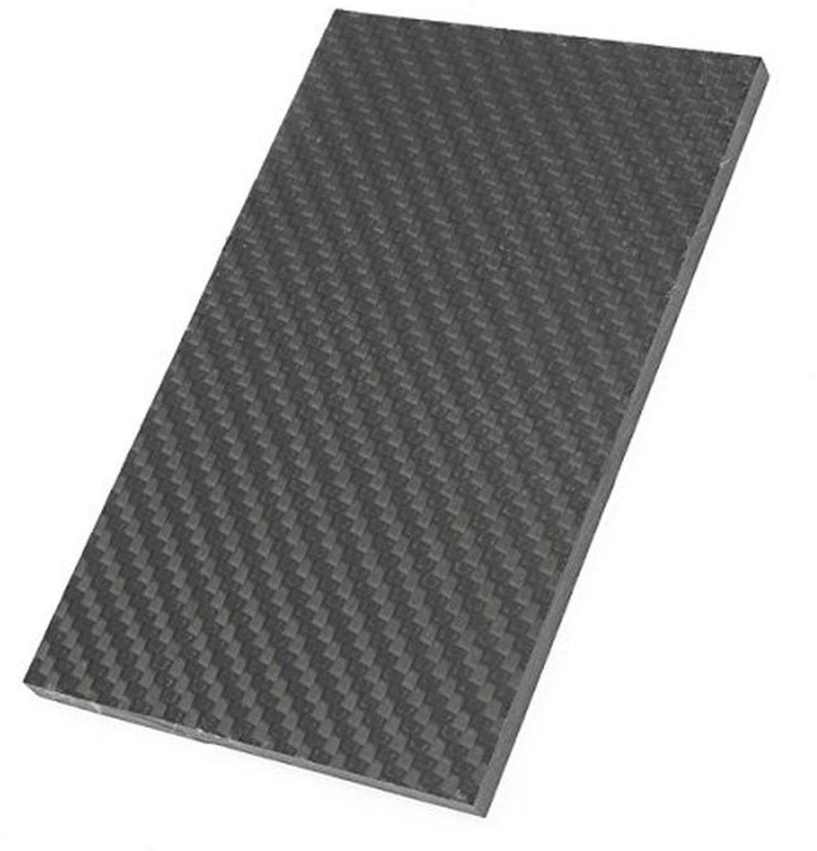 Carbon Fiber Plaat Paneel 129x80x5mm 3K Weefsel | Sterk & Lichtgewicht Materiaal