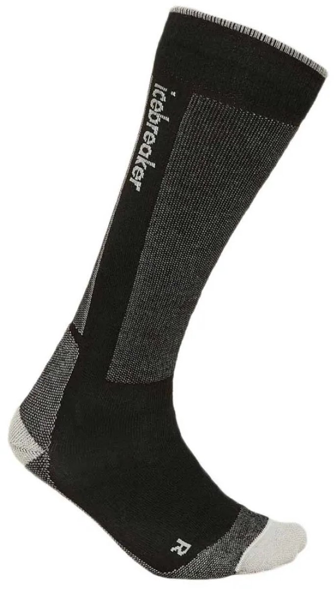 Icebreaker Merino Ski+ Medium Otc Sokken 1/2 Man Zwart