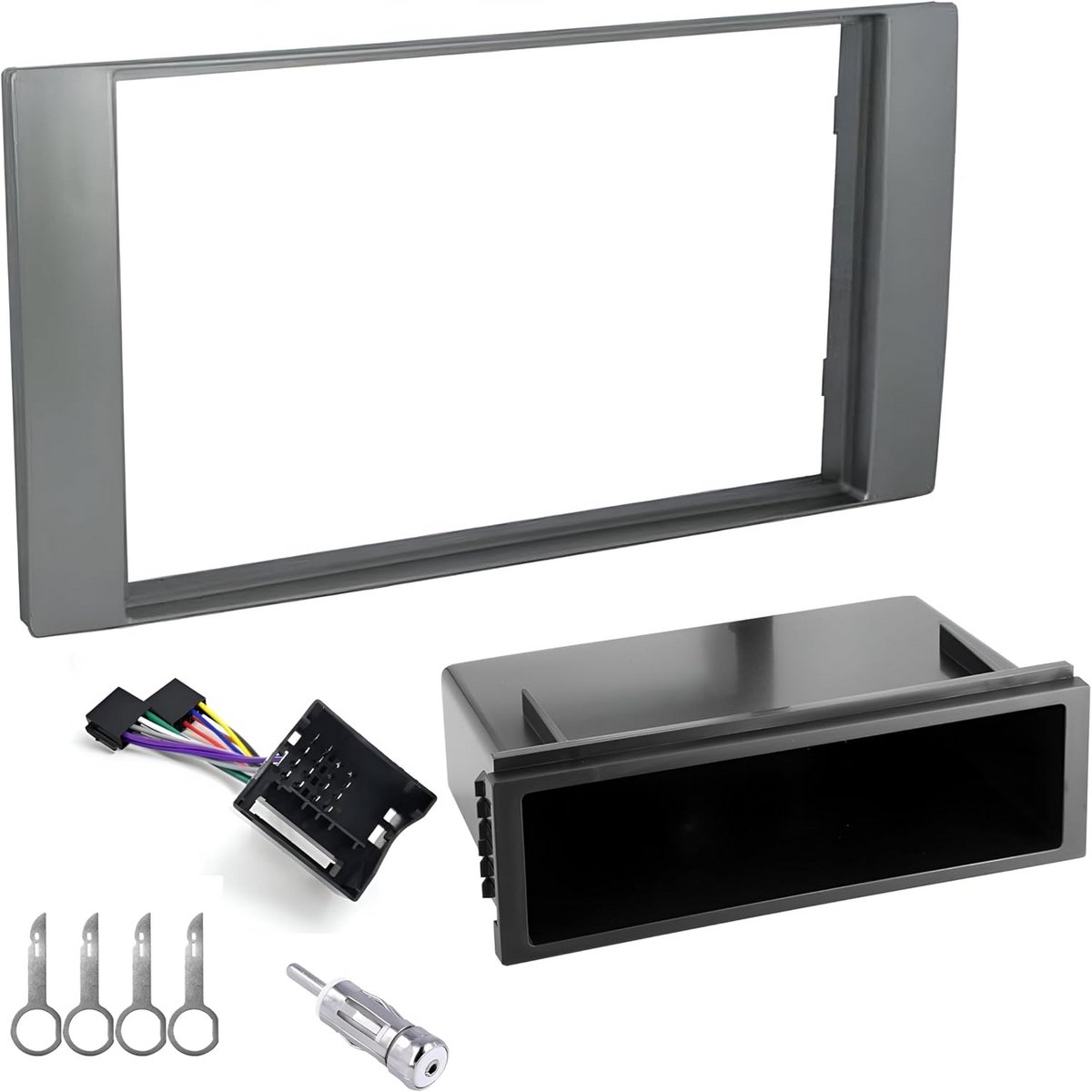 1-DIN Autoradio Inbouwset Adapter Kabel voor Ford Modellen