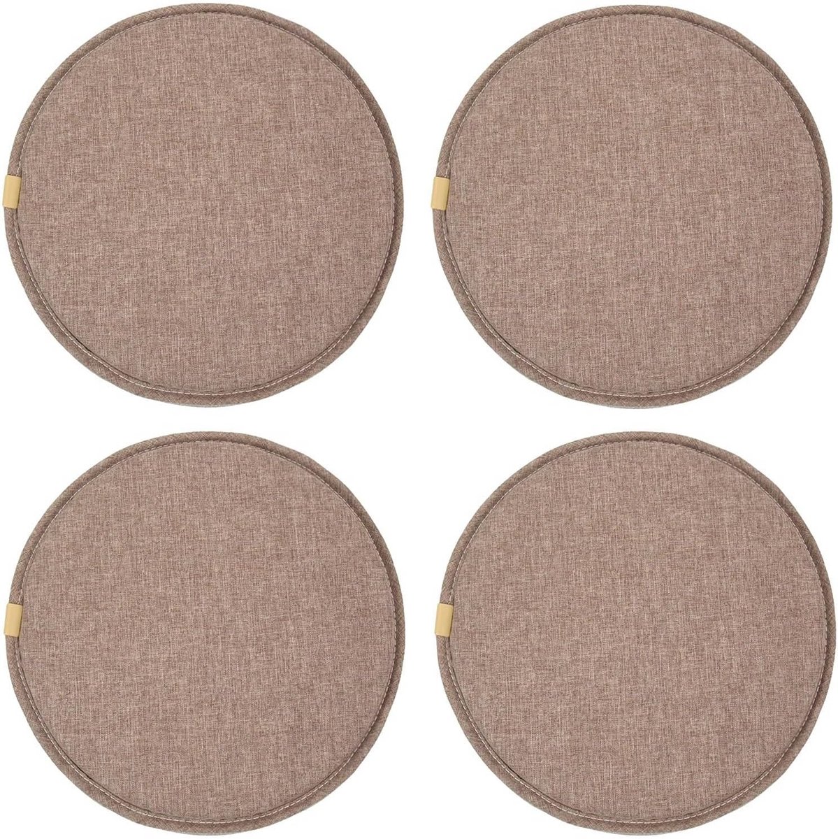 Set van 4/2/1 Ronde Zitkussens voor Binnen en Buiten, Comfortabele 30-50cm Eetkamerstoel K