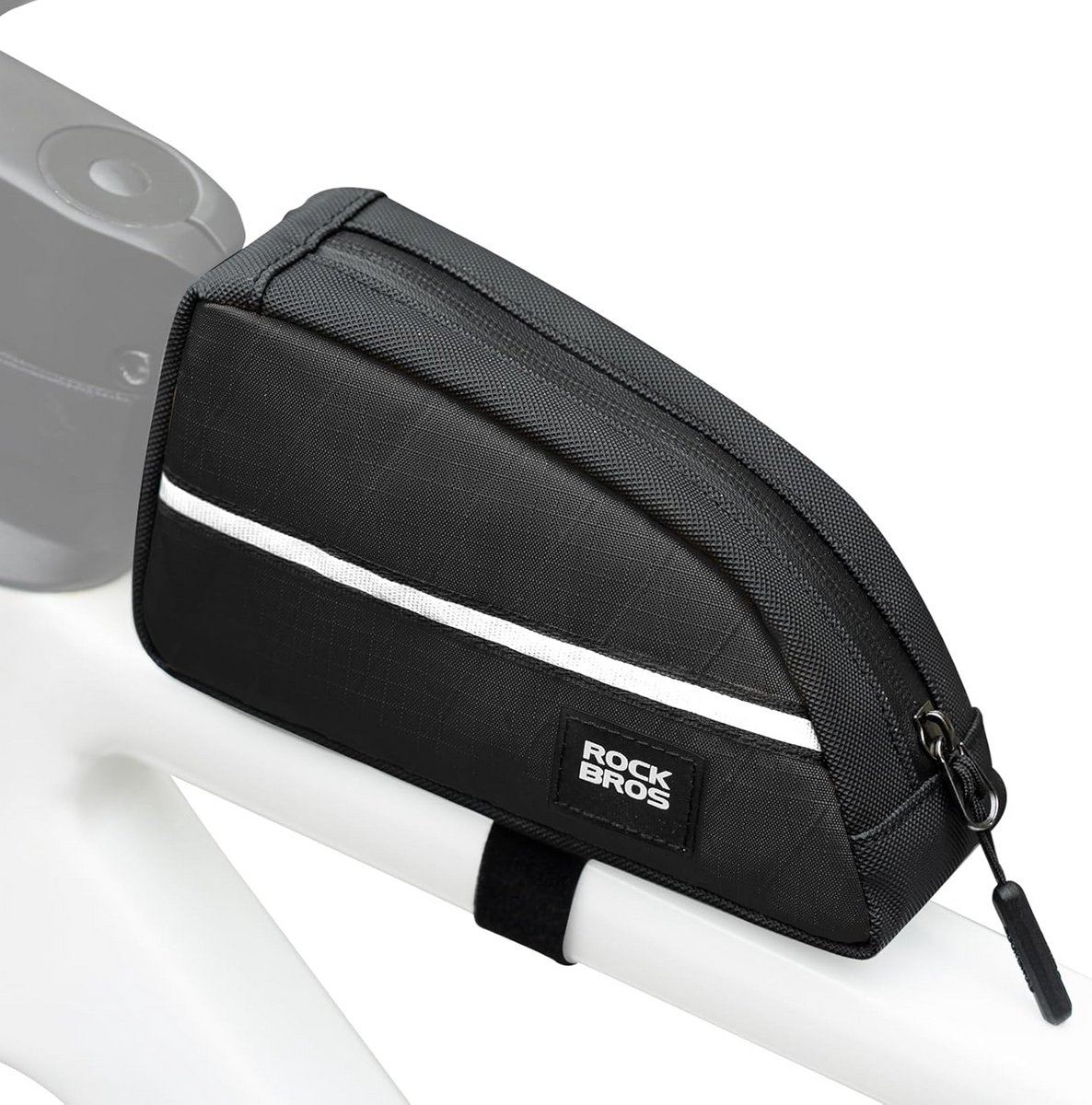 Compacte Fietsaccessoire Tas voor Bovenbuis - Geschikt voor Racefiets & Vouwfiets - 0.8L Opbergruimte