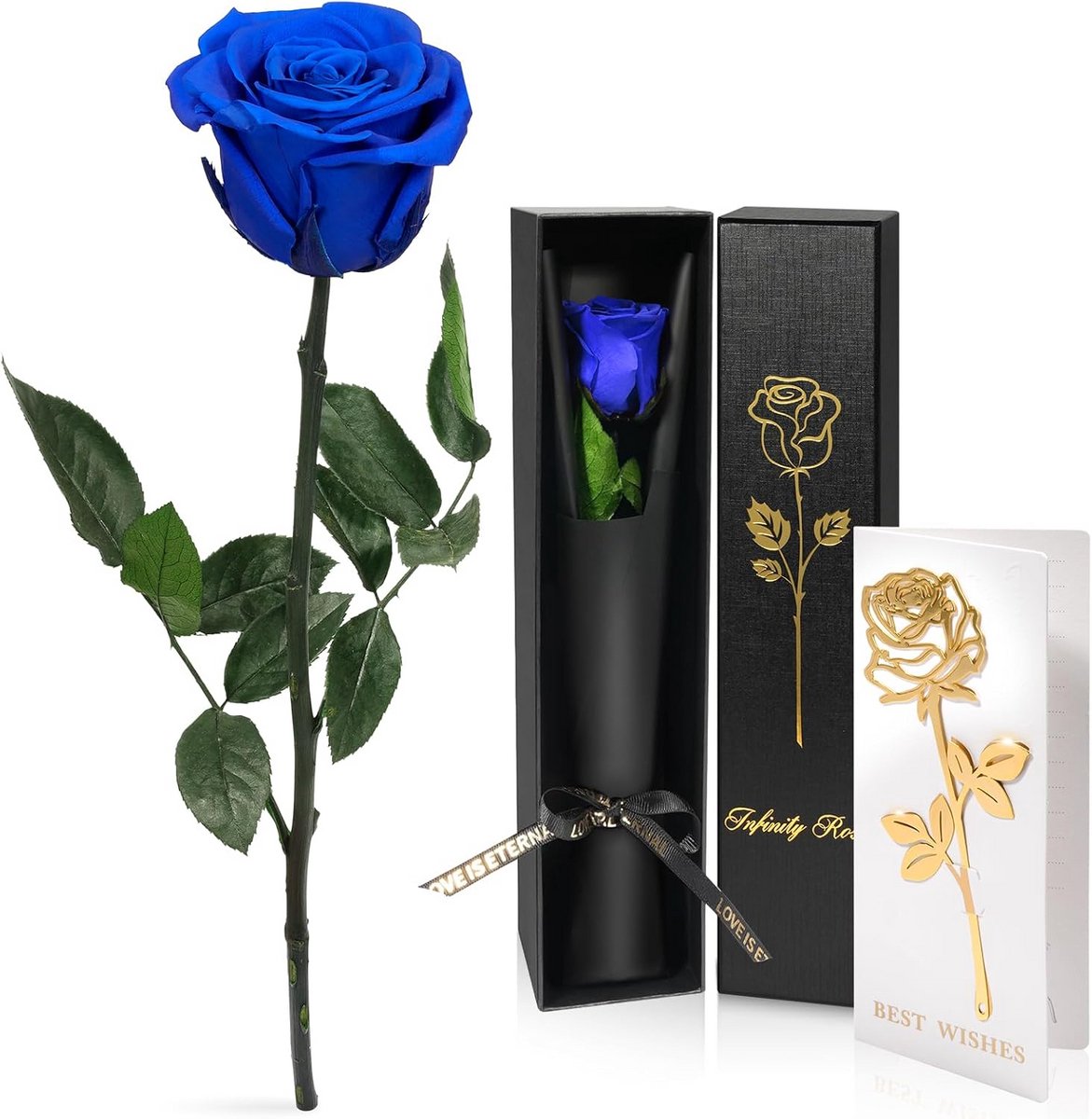 Eeuwige Roos in Glazen Stolp - Cadeau voor Vrouwen, Jubileum, Moederdag en Valentijnsdag