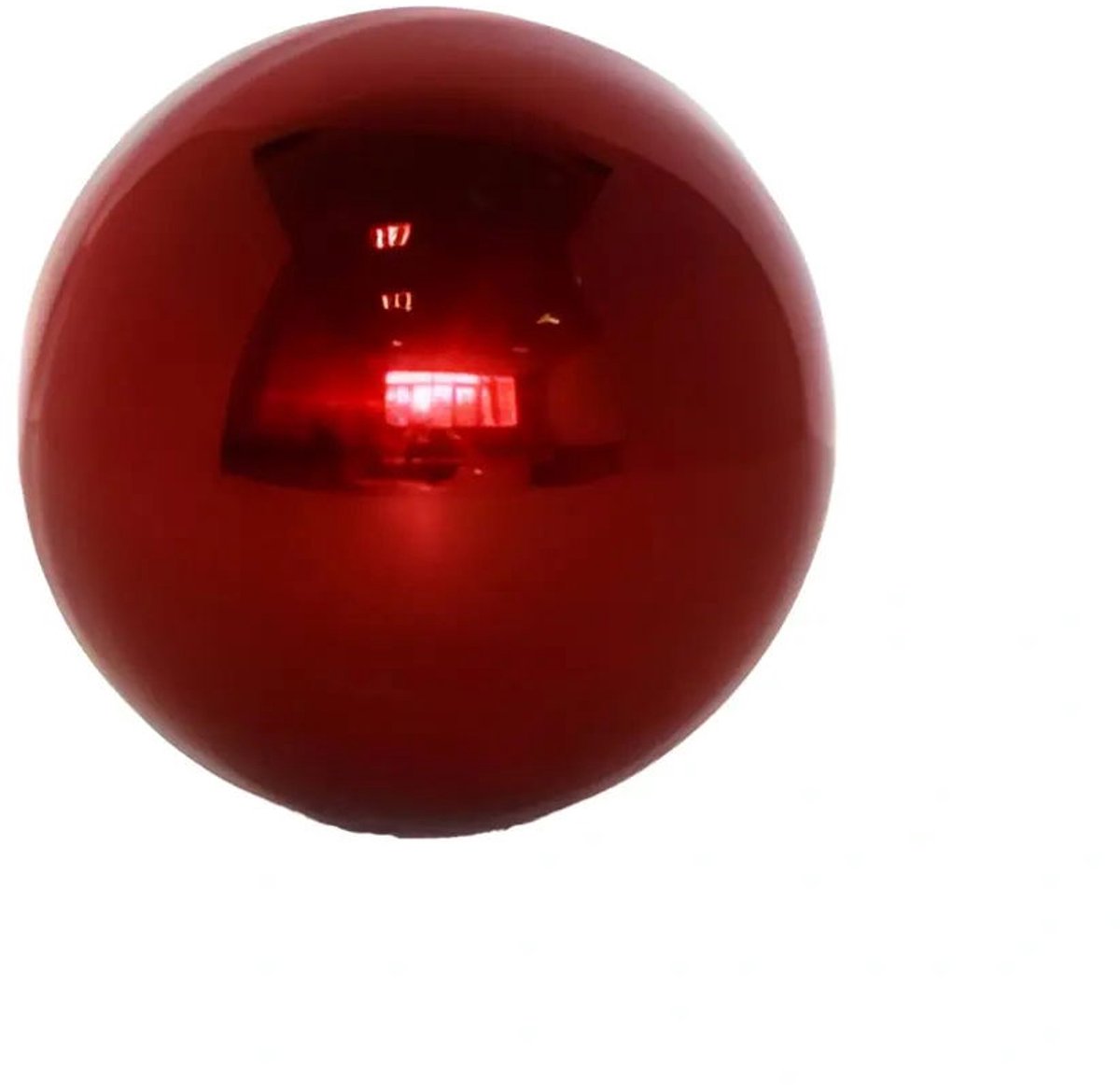 Buitengewoon de boet - Deco Heksenbol Rood Glans Roestvrij Staal 20...