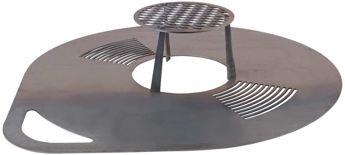 UNUS® Grillplaat voor vuurton of vuurschaal 80 cm staal