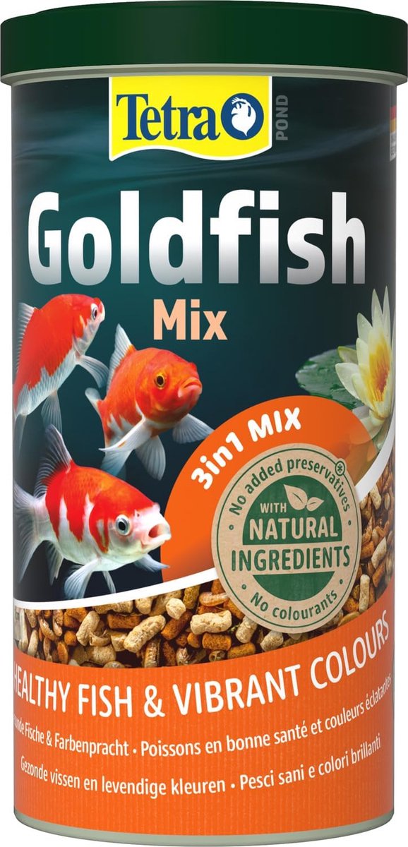 Visvoer Goudvissen - Koudwatervissen Voeding - Dagelijkse Voeding - Gevarieerde Mix - 140 gram