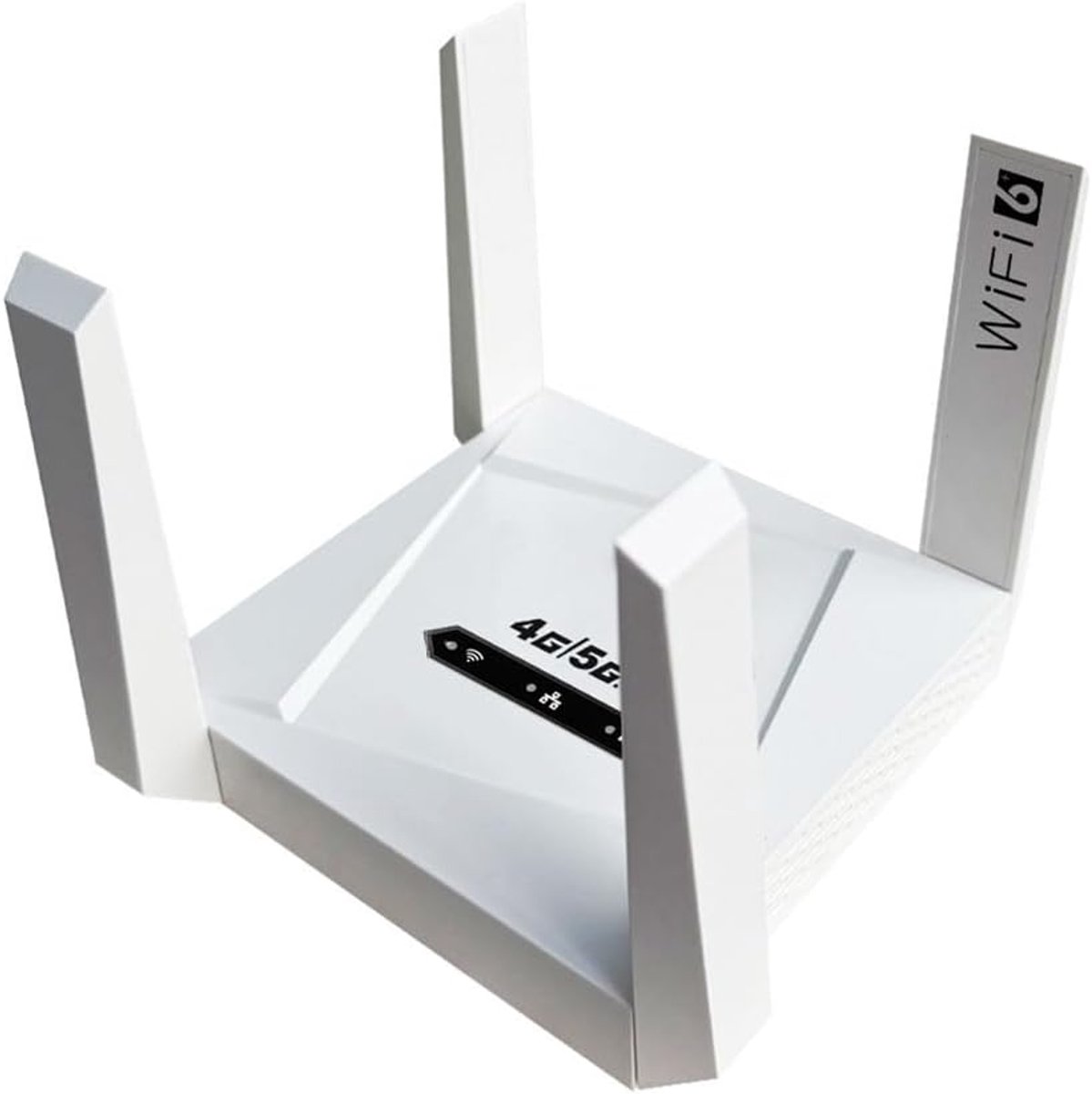 Draadloze Router - Signaalversterker Wifi - Snelle Internetverbinding - Wifi 6 Technologie - EU Stekker - Zwart