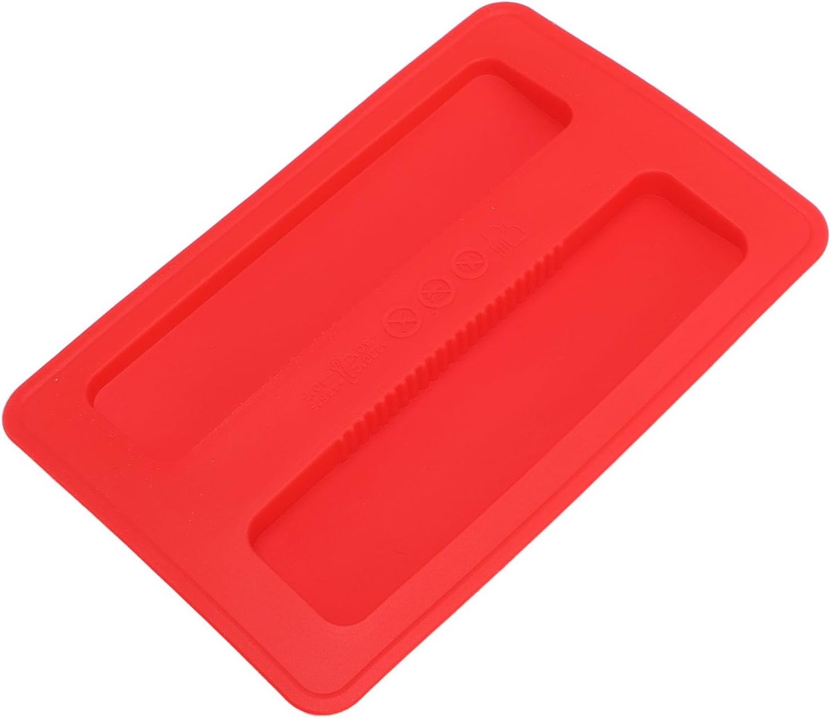 Broodrooster Deksel - Morspreventie Hoes - Schone Keuken - Duurzaam Siliconen - 16x10cm - Rood