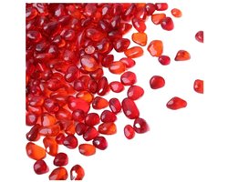 Aquarium Zand - Decoratief Steen - Vis Aquarium - Natuurlijke Decoratie - 250 gram - Rood