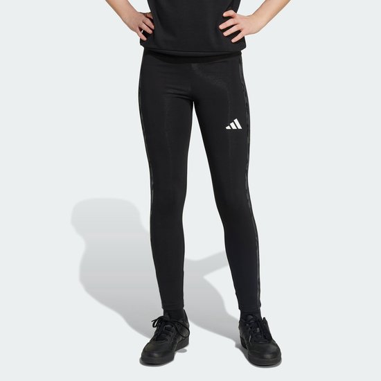 Adidas Sportswear Adidas Girls Animal 3-Stripes Legging Van Enkele Jersey Kids - Kinderen - Zwart van Adidas — afbeelding 5