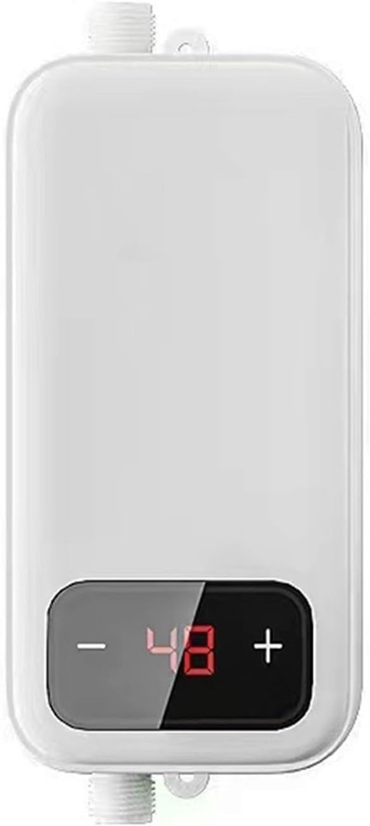 Elektrische Doorstroomverwarmer - Directe Boiler - Direct Warm Water - Energiebesparend Model - 16.7x14.3x7.5 cm