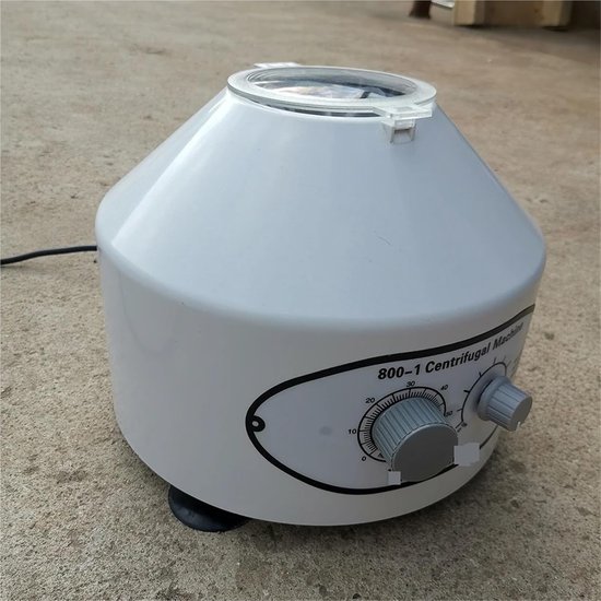 Centrifugeer Machine - Scheidingstool - Laboratorium Werk - 4000 RPM Snelheid - 6x 20ml Adapters — afbeelding 3