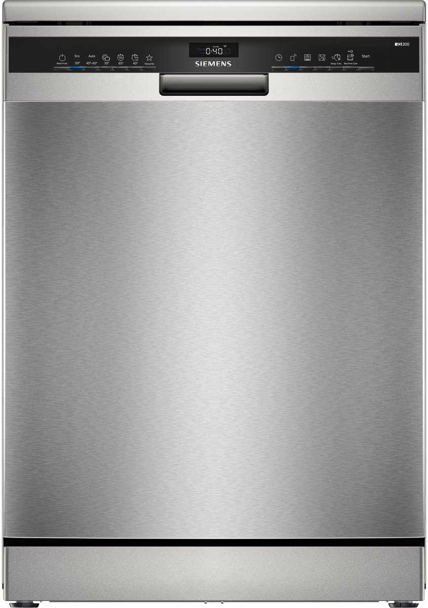 Siemens iQ300 SN23H105KE – Vrijstaande vaatwasser – Geborsteld staal anti-fingerprint