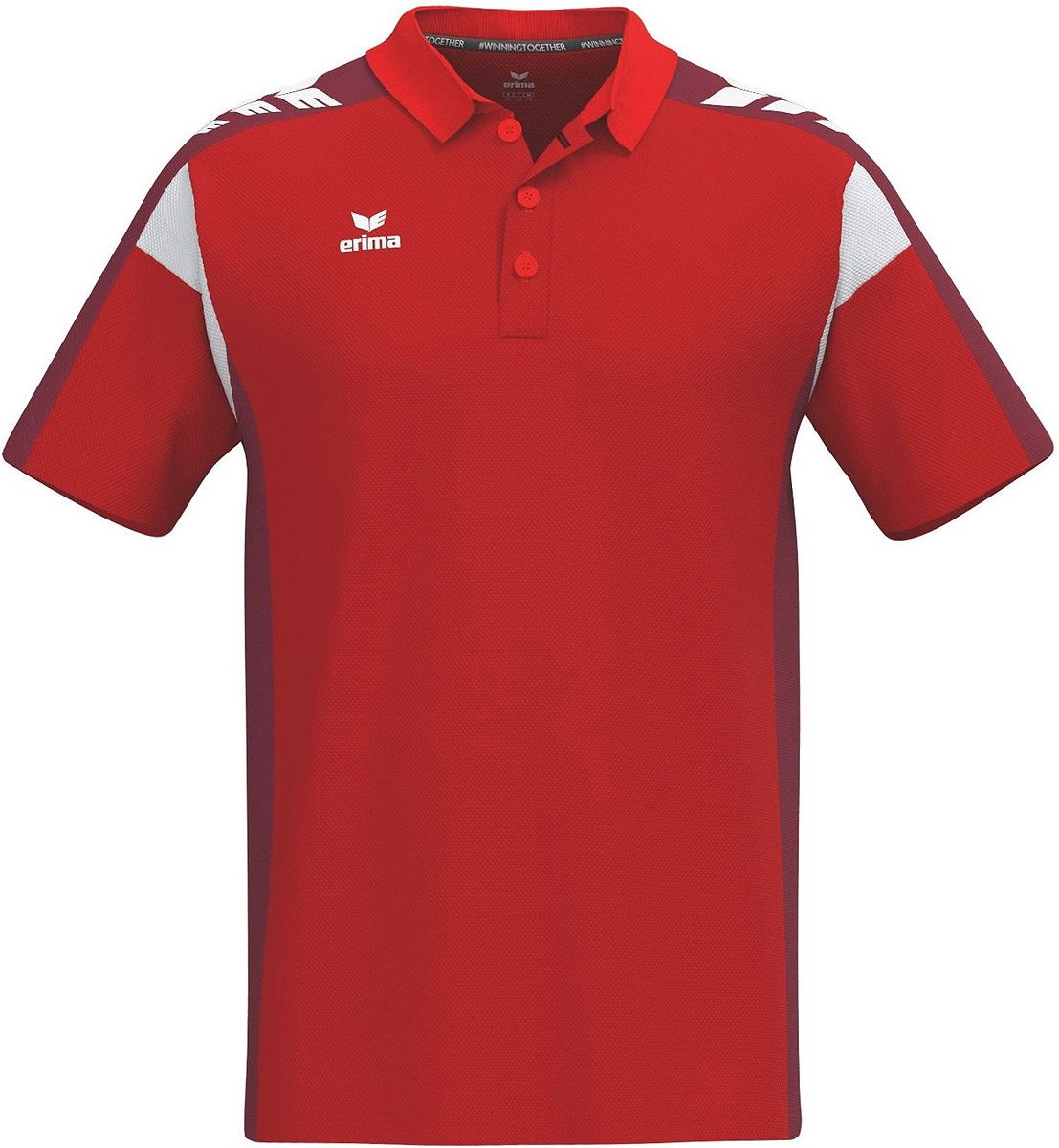 Erima Celebrate 125 Polo Kinderen - Rood / New Bordeaux | Maat: XS