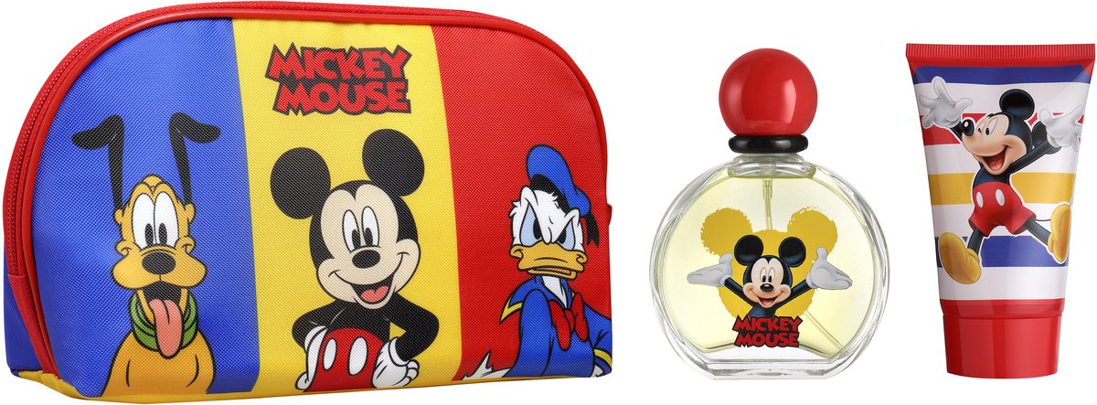 Fragrances For Children - Mickey Mouse Giftset Eau de toilette 50 MlShower Gel100 Ml A Cosmetic Tassel