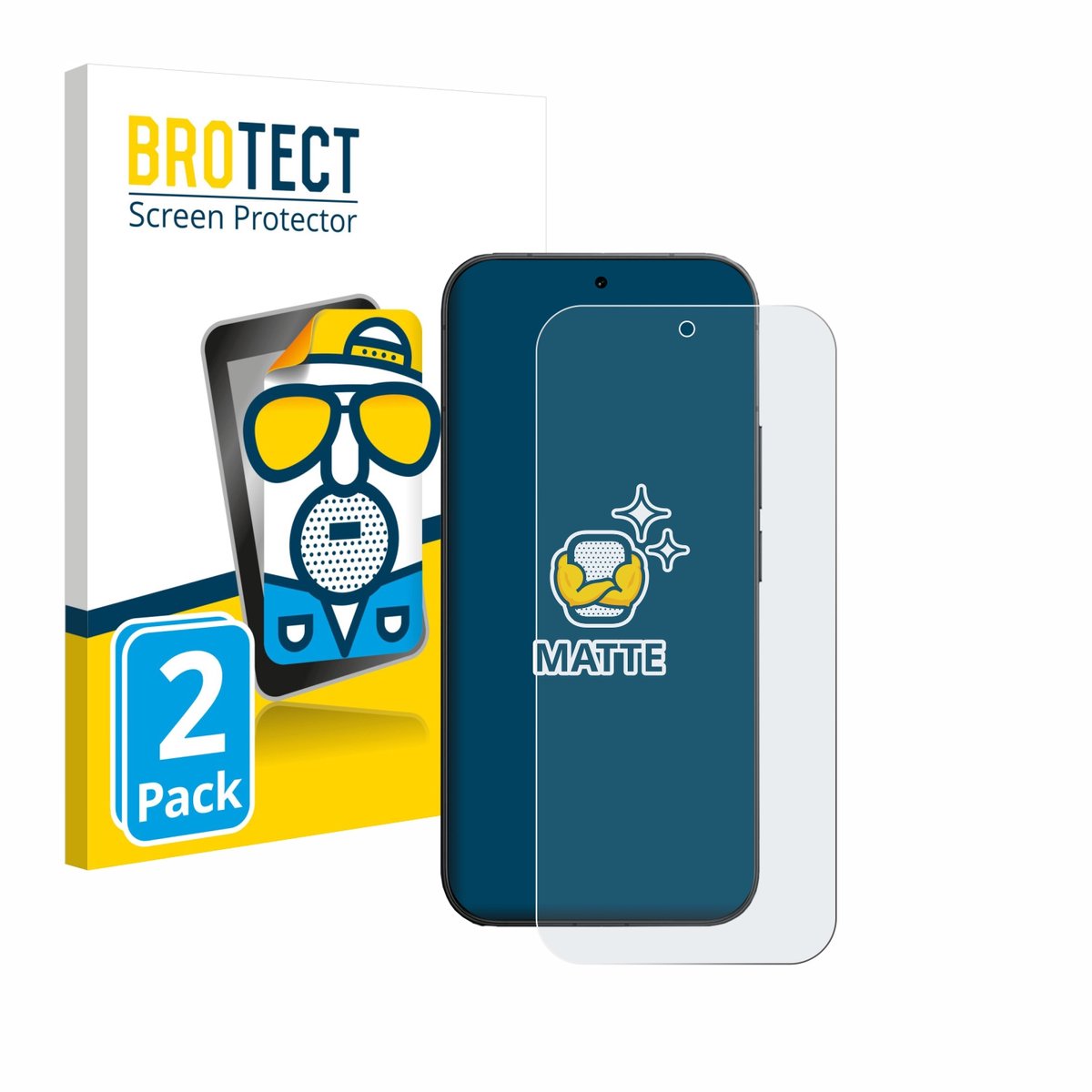 BROTECT - Screenprotector voor Vivo V70 - Folie Beschermfolie matte 2 Stuks