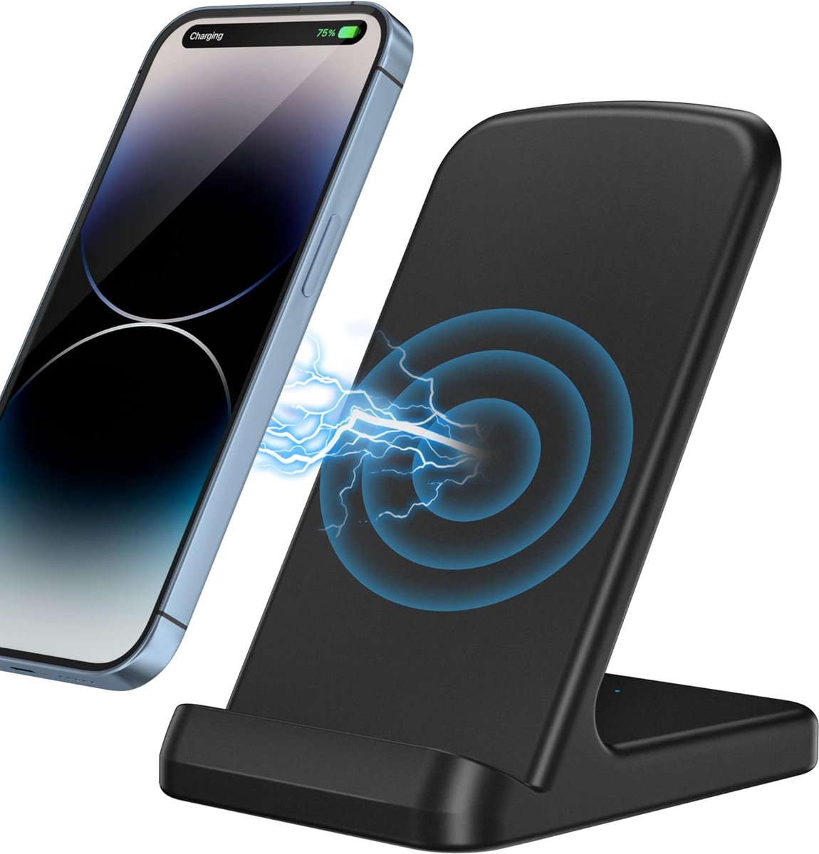 Draadloze iPhone Oplader – Wireless Charger – Draadloze Lader - laad houder