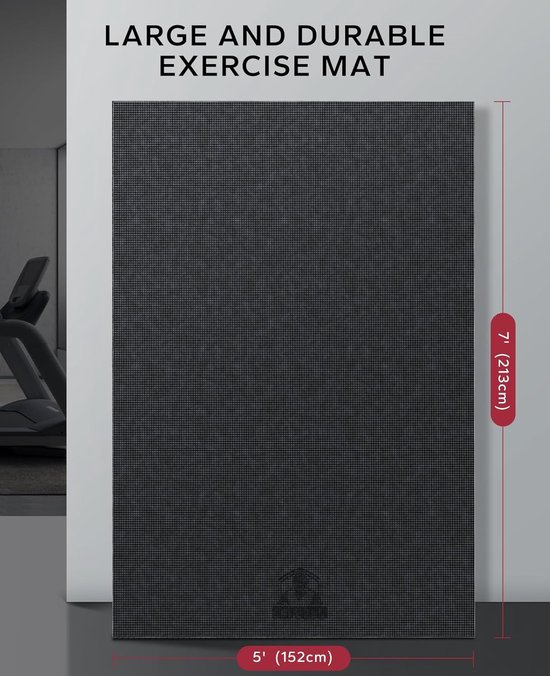 Yogamat Extra Dik - Fitnessmat - Sportmat - yogamat dik van Yogamat — afbeelding 4
