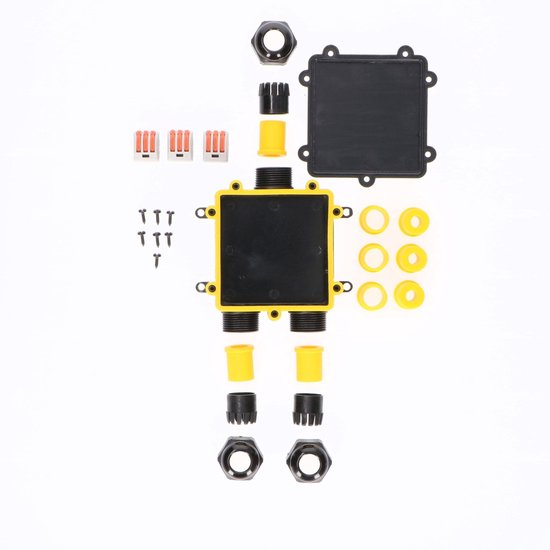 LED's Light Pro Kabeldoos I-connector - IP68 waterdicht - Lasdoos voor kabels van 4 tot 12 mm - Kabelbox - Kabelverbinder - Kabel box - Kabelmof - Waterdichte connector