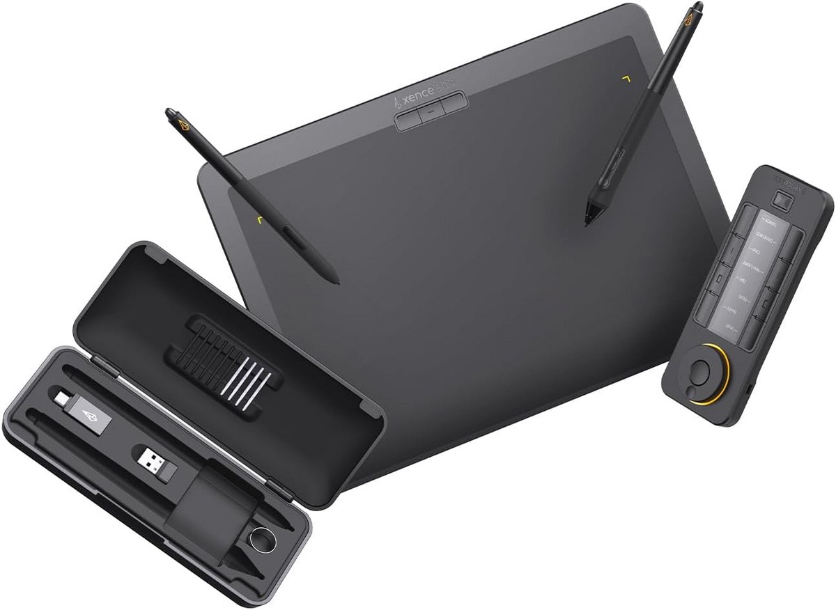 Draadloos Tekentablet Medium Grootte Grafische Tablet met Pen en Quick Keys