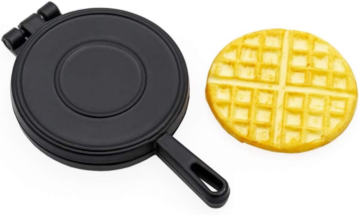 Miniatuur Wafelijzer voor Poppenhuis Keuken Accessoires Schaal 1/12