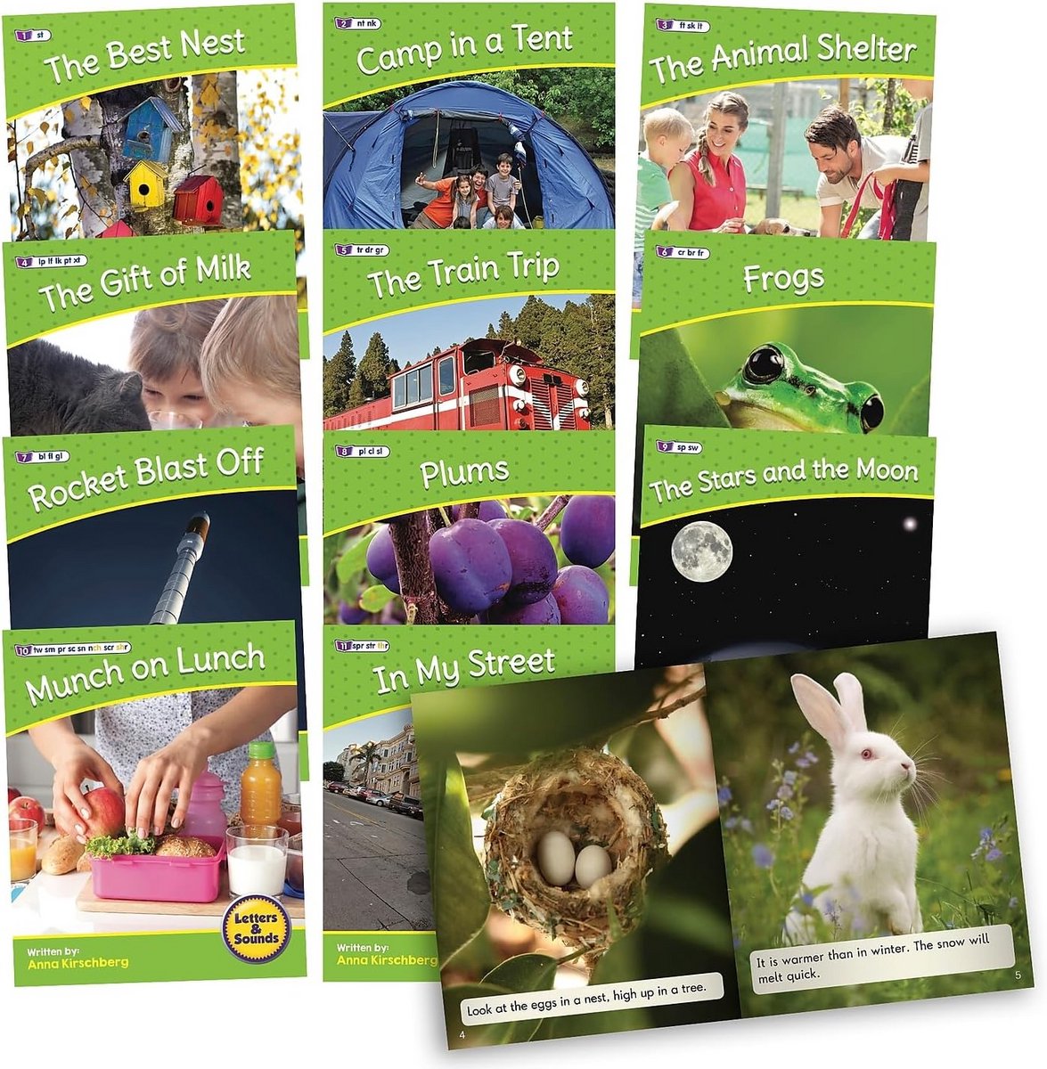 Leesboekjes Fase 4 Set 2 Niet-Fictie voor Beginnende Lezers