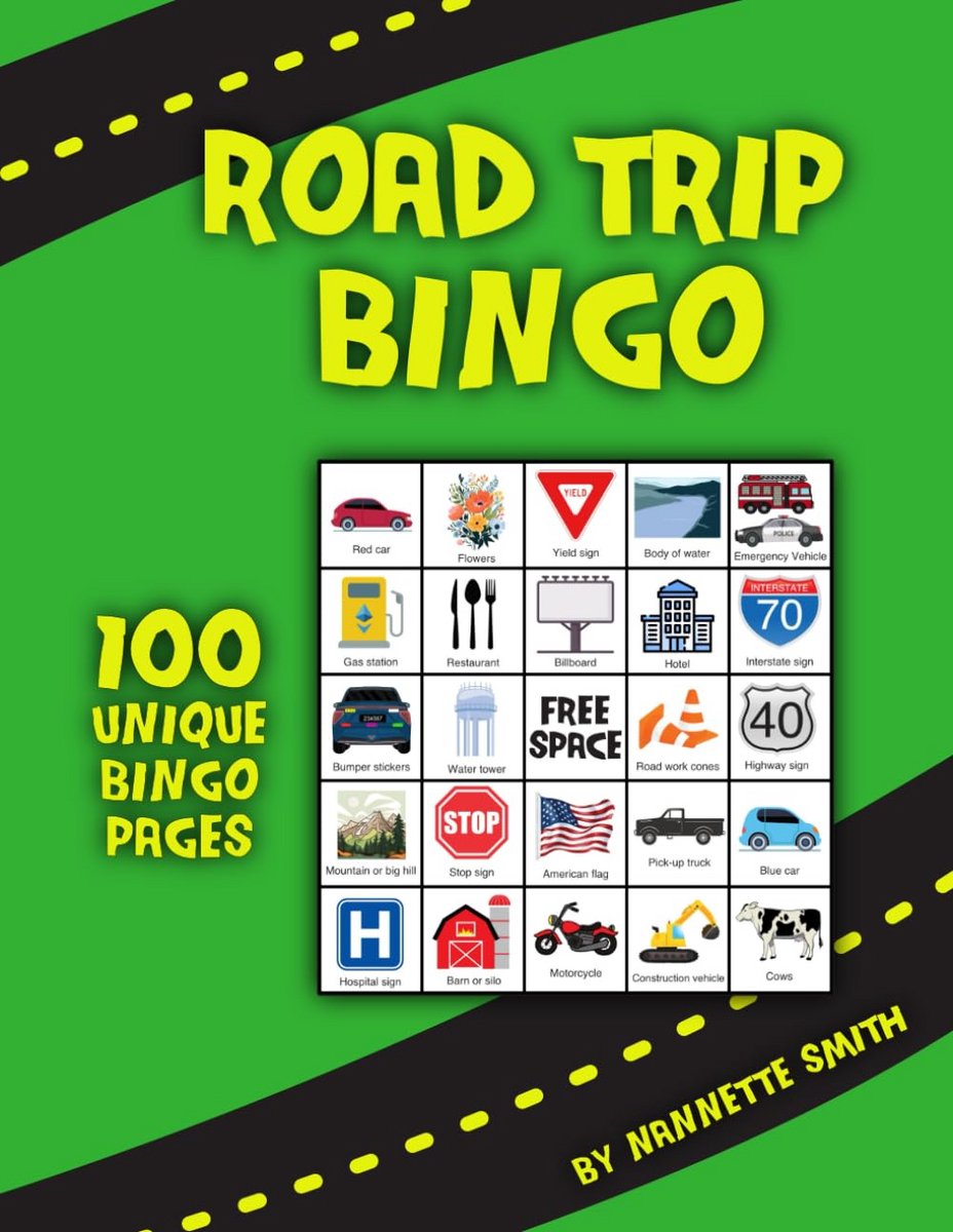 100 Unieke Reis Bingo Spellen voor Kinderen en Volwassenen voor Onderweg