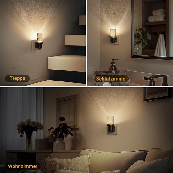 Stekkerlamp Dimbaar voor Binnen - Stopcontactlamp - Stekkerspots - Nachtlamp van Merkloos — afbeelding 3