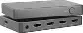 Marmitek AS48 HDMI Switch 8K - 4 in 1 uit - 8K 60Hz - 4K 120 Hz - HDMI Schakelaar 4K 120 - 4 in 1 out - HDMI 2.1 - 4 ingangen / 1 uitgang - Gaming - PS5 - Xbox Series X