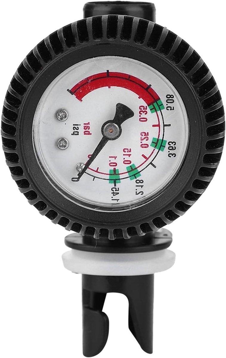 Luchtdrukmeter voor Opblaasbare Kajakboot en Surfplank - Pomp en Veiligheidsbarometer - Handig en Betrouwbaar - Watersport Accessoire