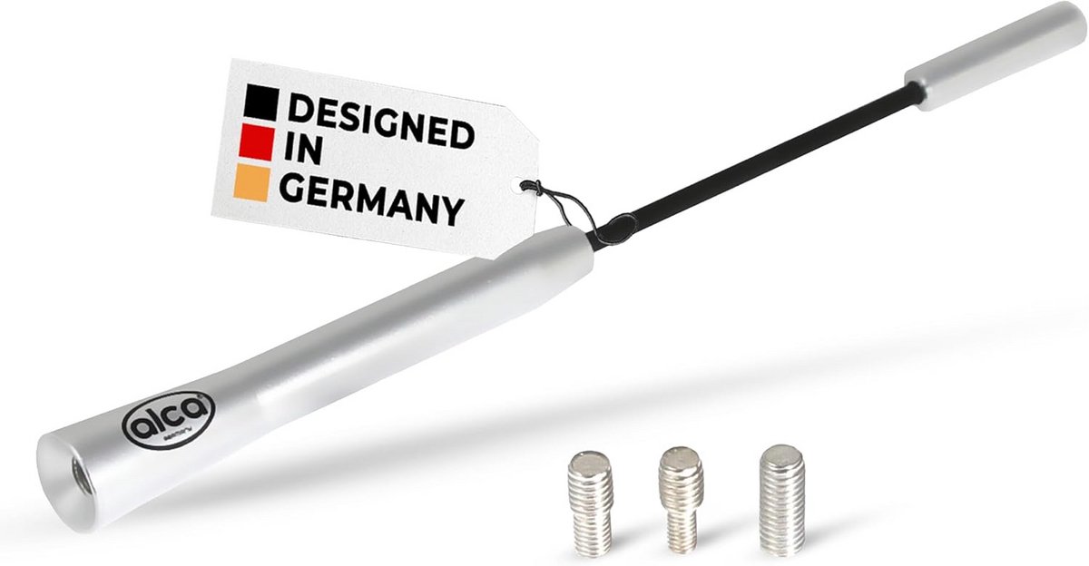 Universele Korte Autoantenne voor Radio AM/FM - Aluminium Dakantenne