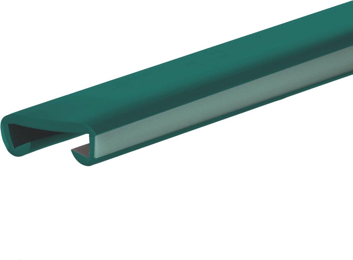 Flexibele Groene Fluorescerende Trapleuning PVC 40x8 mm - Veiligheid en Functionaliteit
