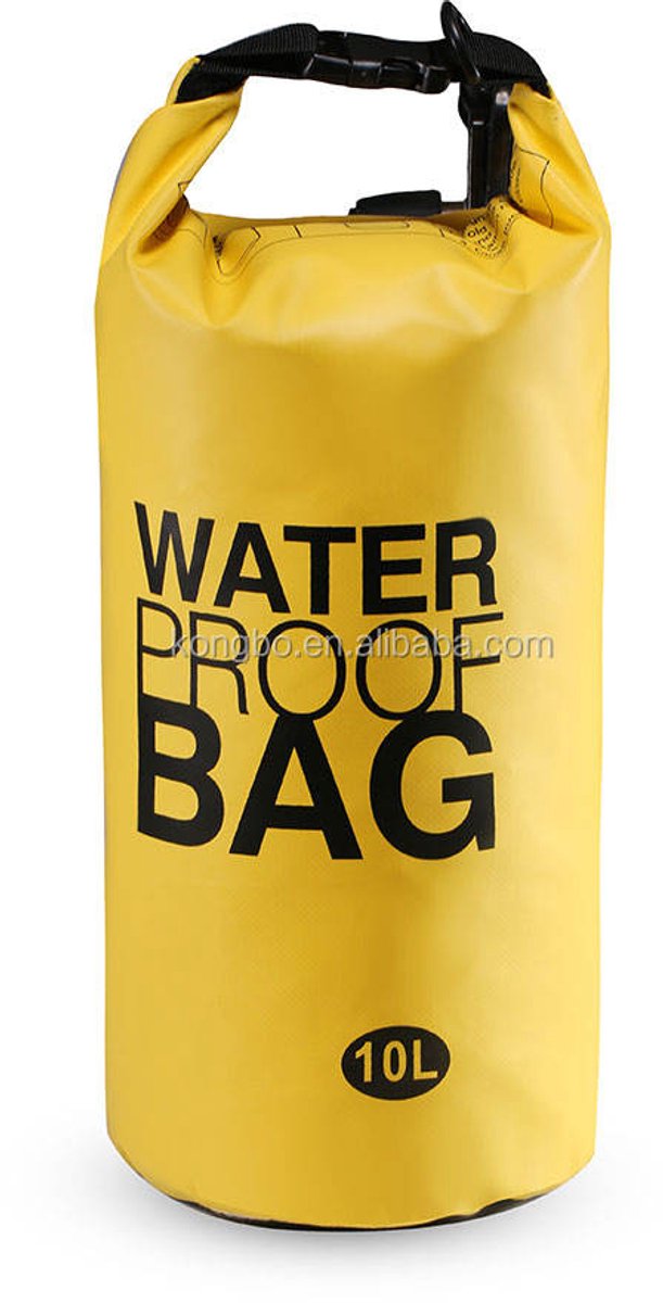 RezReady Waterdichte Buitentas 10L – PVC Drybag met Schouderriem voor Zwemmen