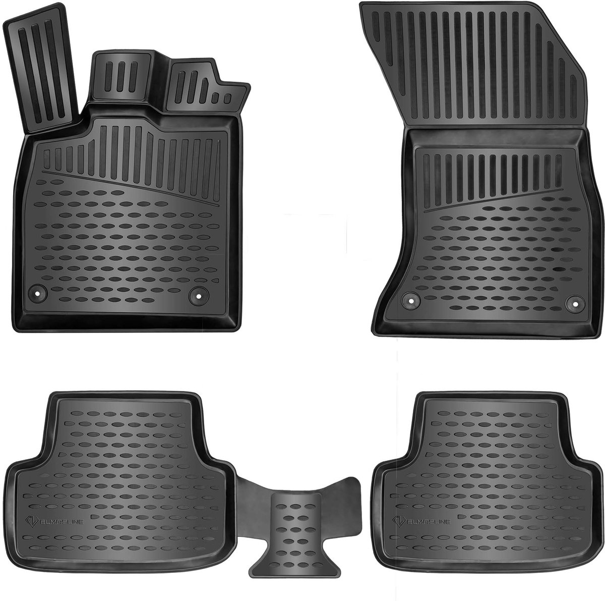 3D Rubber Automatten voor NISSAN X-TRAIL 2007-2013 [T31] - geurloos & op maat - hoge rand