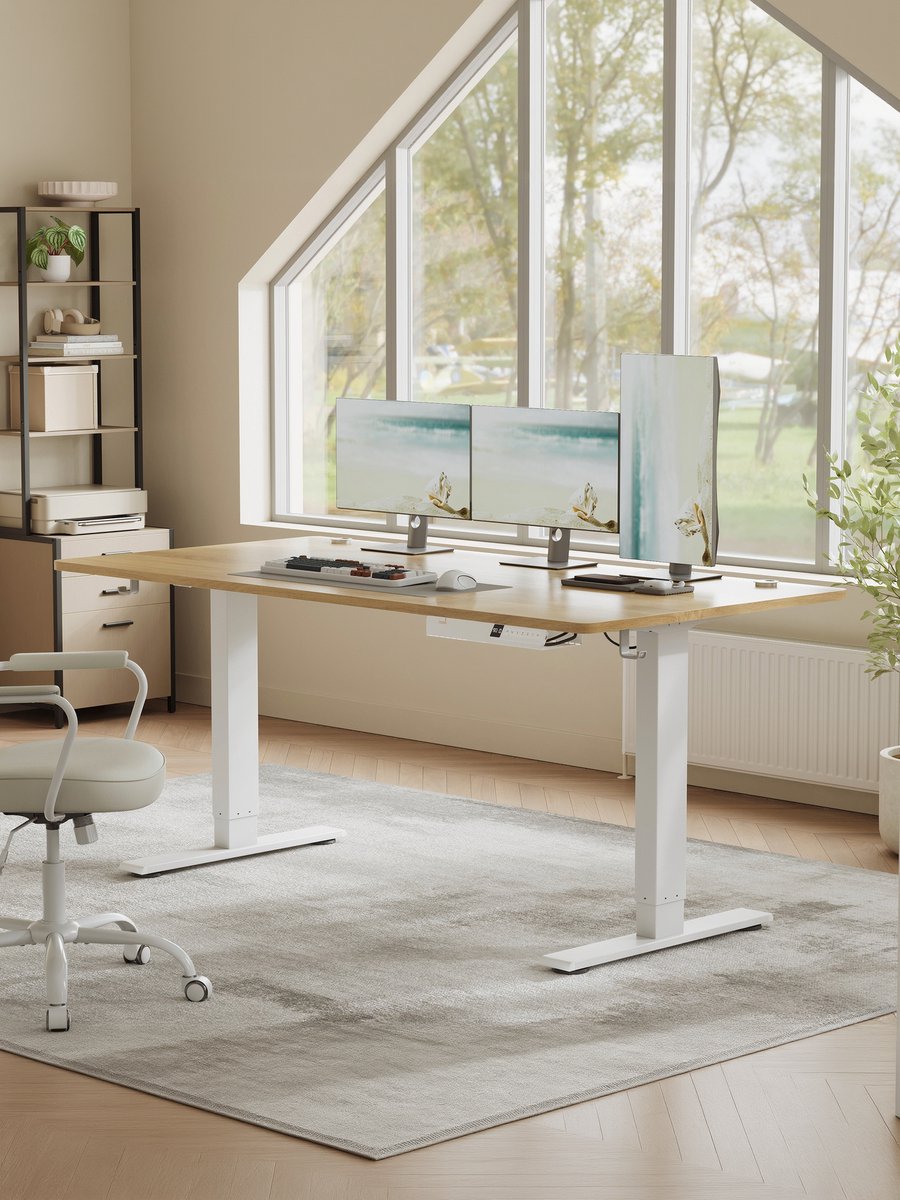 VASAGLE - Zit Sta Bureau - 160 x 80 cm thumbnail 4