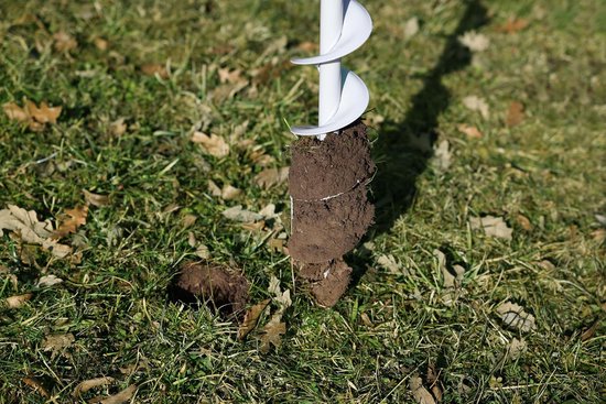Grondboor 9 cm - Ideale Hulp voor Bouwen van Omheiningen — afbeelding 3