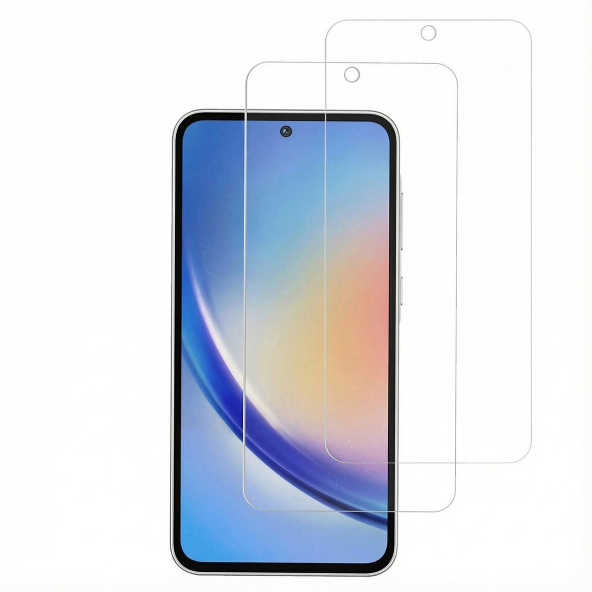 imoshion Screenprotector Gehard Glas Duopack - Geschikt voor Samsung Galaxy A35 / A55 (5G)
