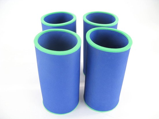 Fleskoelers Neopreen - Drankhoesjes - Drank Koel Houden - 5-6 mm Dik Materiaal - 0.5L Flessen - Blauw — afbeelding 2