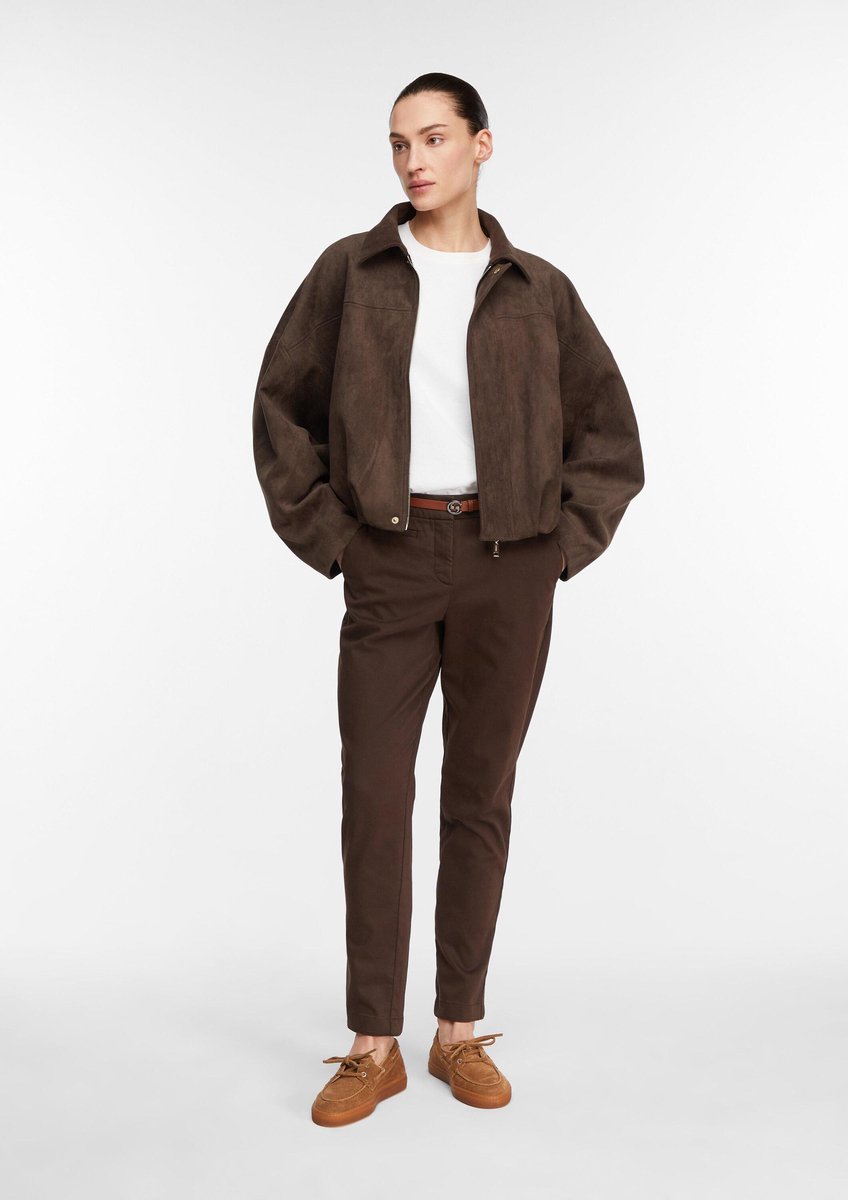 comma - female - Chino broek met riem