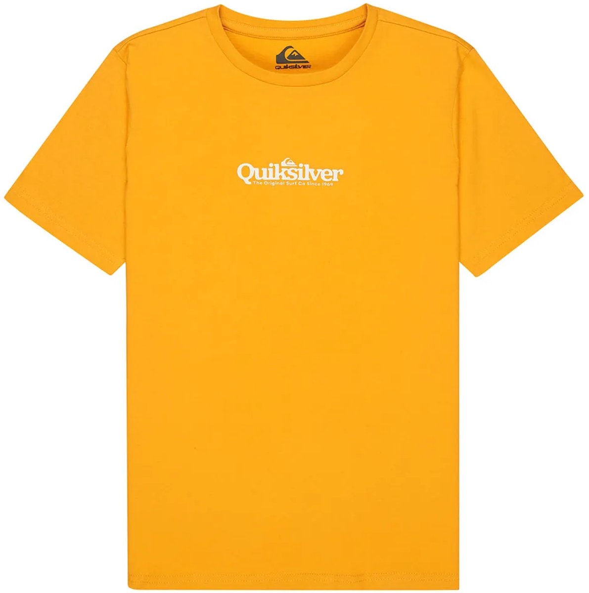 Quiksilver Fineline T-shirt Met Korte Mouwen 8 Years Jongen Geel